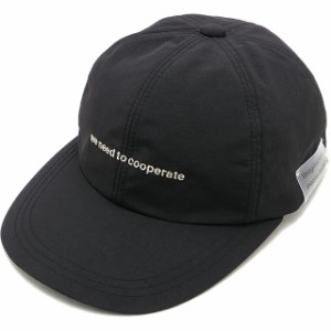 カシラ CA4LA 6パネルキャップ [AKM00087 SS24] COOPERATE CAP メンズ・レディース 帽子 ベースボールキャップ BLACK