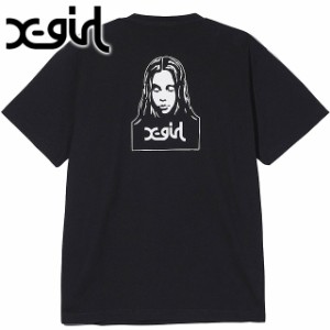 エックスガール X-girl レディース フェイス ショートスリーブティー [105241011025 SS24] FACE S/S TEE xgirl トップス Tシャツ 半袖 BL