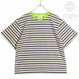 ソリア Soglia メンズ オープンエンド ハーフスリーブ Tシャツ [SS24] OPEN END Half Sleeve T-shirt トップス 日本製 ショートスリーブ 