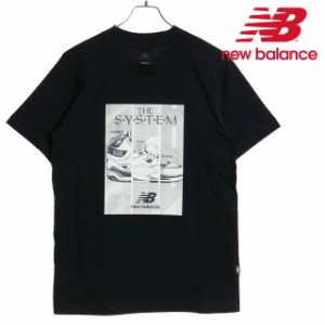 【20％OFF／SALE】ニューバランス NEWBALANCE NB Poste ショートスリーブTシャツ [MT41595 SS24] トップス 半袖 ブラック 【メール便可】