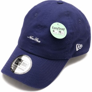 ニューエラ NEWERA キャップ [14109491 SS24] Casual Classic メンズ・レディース 帽子 イージースナップ サイズ調整可能 ライトネイビー