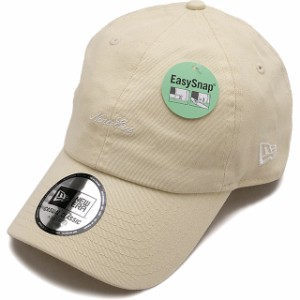 ニューエラ NEWERA キャップ [14109492 SS24] Casual Classic メンズ・レディース 帽子 イージースナップ サイズ調整可能 ライトクリーム