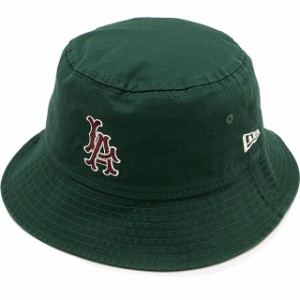 ニューエラ NEWERA バケットハット ロサンゼルス・ドジャース [14109589 SS24] Bucket-01 メンズ・レディース 帽子 ダークグリーン 【メ