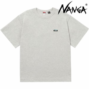 ナンガ NANGA メンズ エコハイブリッド ボックスロゴ エンブロイダリーティー [NW2411-1G804-A SS24] ECO HYBRID BOX LOGO EMBROIDERY TE