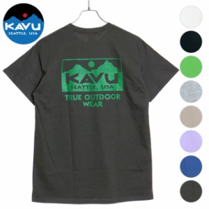 カブー KAVU メンズ トゥルーロゴTシャツ [19822032 SS24] TRUE LOGO Tee トップス 半袖 クルーネック ショートスリーブ 【メール便可】