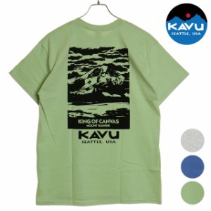 カブー KAVU メンズ レーニアTシャツ [19822041 SS24] Rainier Tee トップス 半袖 クルーネック ショートスリーブ 【メール便可】