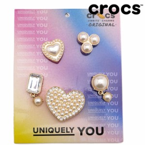 クロックス crocs ジビッツチャーム パーリーゲイツ 5パック [10013257 SS24] JIBBITZ Pearly Gates 5Pack シューズアクセサリー カスタ