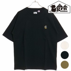 ジーアールエヌ アウトドア grn outdoor メンズ ワンポイント ダックロー ショートスリーブTシャツ [GO4102F SS24] ONE POINT DUCKROW S/