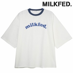 ミルクフェド MILKFED. レディース クーパー ビッグ ショートスリーブ トップ [103242013004 SU24] COOPER BIG S/S TOP トップス 半袖 ビ