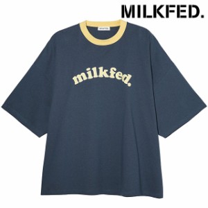 ミルクフェド MILKFED. レディース クーパー ビッグ ショートスリーブ トップ [103242013004 SU24] COOPER BIG S/S TOP トップス 半袖 ビ