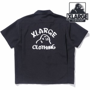 エクストララージ XLARGE メンズ ドローイング OG ショートスリーブ ワークシャツ [101242014002 SU24] DRAWING OG S/S WORK SHIRT x-lar