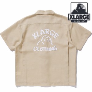 エクストララージ XLARGE メンズ ドローイング OG ショートスリーブ ワークシャツ [101242014002 SU24] DRAWING OG S/S WORK SHIRT x-lar