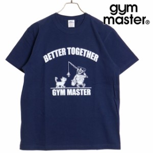 ジムマスター GYM MASTER メンズ 5.6oz BETTER TOGETHER Tee [G374717-59 SU24] トップス 半袖Tシャツ ネイビー 【メール便可】