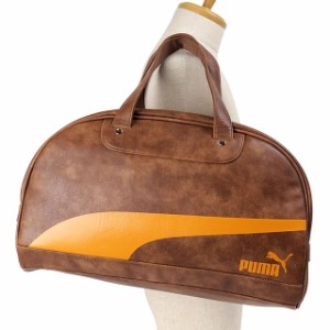 プーマ PUMA 17L PUミニボストン [J20325 SS24] メンズ・レディース 鞄 旅行 トラベル ジムバッグ BROWN