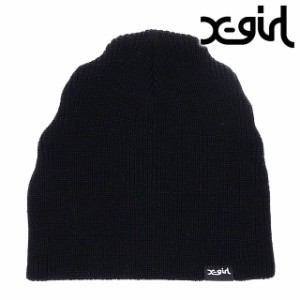 エックスガール X-girl レディース クールマックス ビーニー [105242051001 SU24] COOL MAX BEANIE 帽子 ワッチ ニット帽 ニットキャップ