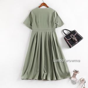 大きいサイズ 19 レディース シフォンワンピース シルエット ワンピース ミモレ丈ワンピース きれいめ 可愛いぽっちゃり服 サイズxl の通販はau Wowma ワウマ Lindo 商品ロットナンバー