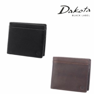 ダコタブラックレーベル Dakota black label リバーIV 二つ折り財布 折財布 ウォレット 620713(620703) 牛革 本革 メンズ レディース