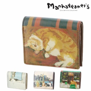 マンハッタナーズ  manhattaner's トップパース 二つ折り財布 二つ折財布 折財布 0751512 メンズ レディース ポイント10倍 送料無料 あす