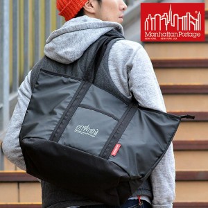 送料無料/Manhattan Portage/トートバッグ/MP Logo Printed Cherry Hill Tote Bag/MP1307zp/メンズ B4/A4/正規品/ポイント10倍/母の日