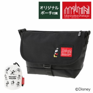 マンハッタンポーテージ ショルダーバッグ メッセンジャーバッグ ミッキー Manhattan Portage MP1605JRSFZPMIC23 ブラック メンズ レディ