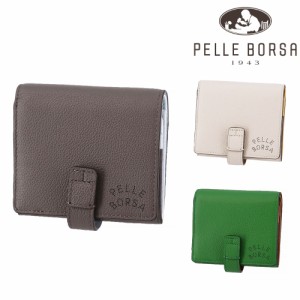 ペレボルサ 財布 折財布 二つ折財布 ミニ財布 レディース財布 本革 207202 PELLE BORSA ベリーグッズ ミニ レディース P10倍 送料無料 誕