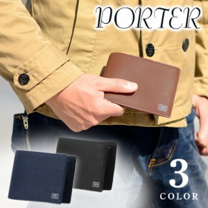 【正規取扱店/P10倍/送料無料】ポーター/PORTER/二つ折り財布/折財布/CURRENT/ポーターカレント/メンズ/052-02203