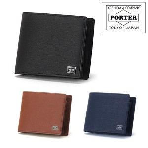 【正規取扱店/P10倍/送料無料】ポーター/PORTER/二つ折り財布/折財布/CURRENT/ポーターカレント/メンズ/052-02204