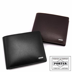 【送料無料】吉田カバン/ポーター/PORTER/二つ折り財布/SHEEN/ポーターシーン/メンズ/折財布/クリアポケット付/110-02920