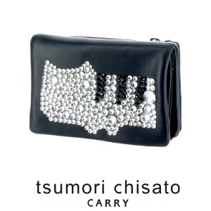 送料無料/ツモリチサト/tsumori chisato/二つ折り財布/折財布/キラネコ/57332/レディース/P10倍