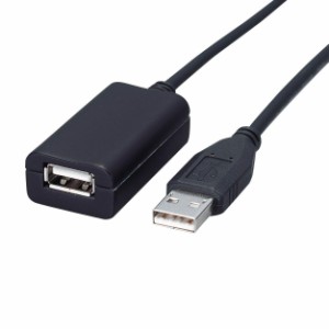 エレコム USBケーブル 延長 USB2.0 (USB A オス to USB A メス) エクステンダー 5.0m USB2-EXA50