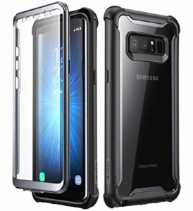 i-BLASON Samsung Galaxy Note 8 ケース [ SCV37/ SC-01K ] 液晶画面フィルム付き 全面保護 クリアケース