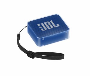 SHEAWA JBL Go 2用 ケース 保護ケース カバー クリアーケース ストラップ付き TPU 衝撃吸収 携帯便利 （透明）