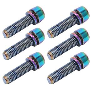 ステムスクリュー ロードバイク ステムボルト 固定ネジ 6本入り M5×18MM 304ステンレス鋼(M5) 送料無料