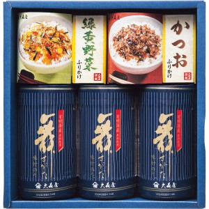 【送料無料 父の日 プレゼント】 大森屋 舞すがた バラエティ詰合せ 有明産味付けのり 野菜ふりかけ かつおふりかけ 弔事 法事 香典返し 