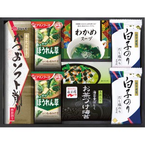 【2024 お中元 送料無料】 白子のり＆アマノフーズ 食卓詰合せ みそ汁 お茶づけ海苔 詰め合わせ 毎日 習慣 腸活 味噌 発酵食品 そうざい 