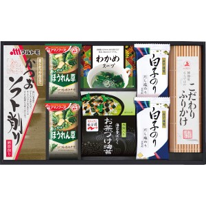 【送料無料 母の日 ギフト 最新】 白子のり＆アマノフーズ 食卓詰合せ 味噌汁 詰め合わせ 毎日 習慣 腸活 味噌 発酵食品 そうざい おうち