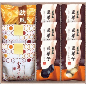 【2024 お中元 送料無料】 小豆パイ・欧風せんべい和菓子詰合せ 詰め合わせ 小豆パイ 欧風せんべい 豆菓子 焼き菓子 お菓子 手土産 販促 