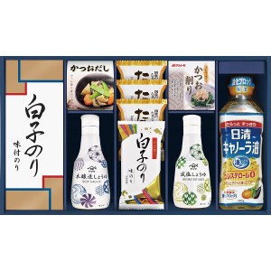 【送料無料 父の日 プレゼント】 ヤマサ 鮮度しょうゆ＆白子のり詰合せ しょうゆ こだわり 調味料 ギフトセット 醤油 毎日 食事 習慣 食