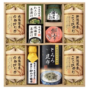 【送料無料 父の日 プレゼント】 美食ファクトリー 蔵出し卵がけ醤油と美味しい米ギフト しょうゆ お米 鯛みそ お茶漬け 調味料 ギフトセ