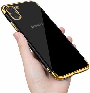 Galaxy Note 10 ケース クリア 耐衝撃 TPU 透明ケース ソフトメッキ加工取り出し易い 衝撃吸収 全面保護 指紋防止ファッション ...