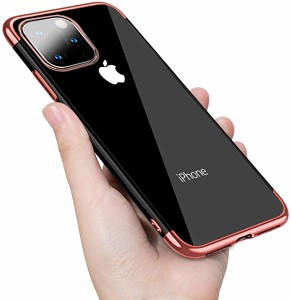 iPhone 12 Pro ケース iPhone 12 ケース クリア 耐衝撃 TPU 透明ケース ソフトメッキ加工取り出し易い 衝撃吸収 全面保護 指紋防...