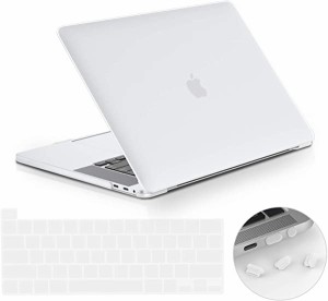 MacBook Pro 2019用 16インチハードケース MacBook専用シェルカバー (マット・半透明・ホワイト)
