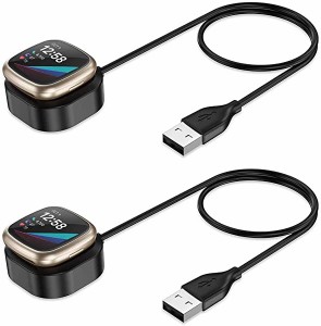 Fitbit(フィットビット) Versa 3 Sense 充電ケーブル フィットビット Versa 3 チャージャー 旅行用 高耐久 便利性 充電器 充電パ...