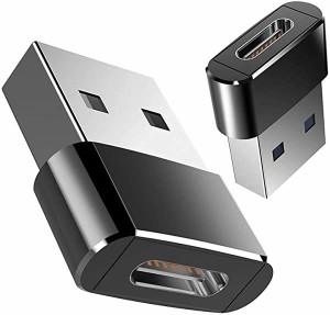 USB Type C to USB オス 変換アダプタ 超小型 データ転送及び充電対応 USB C to USB A 変換アダプタ usb type c 変換 スマホ パ ...