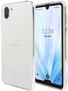 AQUOS R3 スマホケース SH-04L SHV44 808SH クリア カバー 耐衝撃 薄型 耐熱性 シンプル 高光沢 軽量 ソフト ラバーケース AQUO...