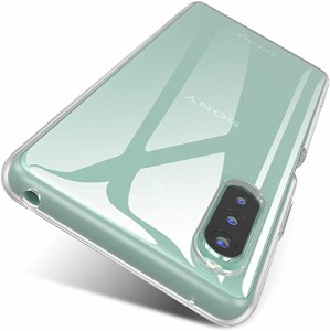 Xperia 10 II ケース 薄型 クリア シリコン TPU 素材 エクスペリア10II 専用ガバー 透明 擦り傷防止 耐衝撃 ワイヤレス充電対応 ...