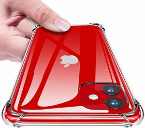iPhone 11 ケース クリア 透明 TPU 衝撃吸収 Qi充電対応 シリコン ストラップホール付 アウトドア キャンプ 野外取得 アイフォン...