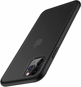 iPhone 11 Pro Max 用ケース 半透明 マット感 薄型 衝撃吸収 擦り傷防止 指紋防止 ワイヤレス充電対応 アイフォン11Pro Max 6.5 ...