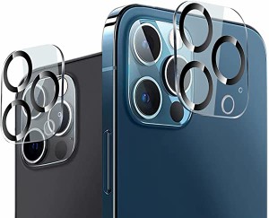 カメラフィルムiPhone 13 Pro iPhone 13 Pro Max 専用 レンズ保護カバー 全面保護 黒縁取り 露出オーバー防止 日本品質 硬度10H ...