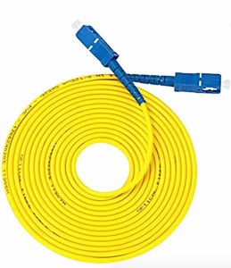 宅内 光配線 コード 光 ファイバー ケーブル sc-sc 両端 SC コネクタ付 (黄色 10m) 送料無料